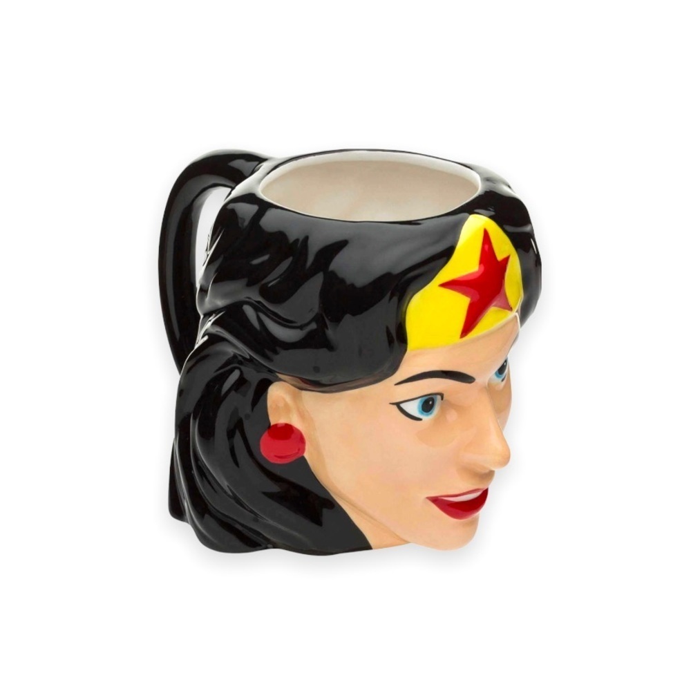 Wonder Woman Comics Ceramic Sculpted 3D Coffee Mug Zak Design